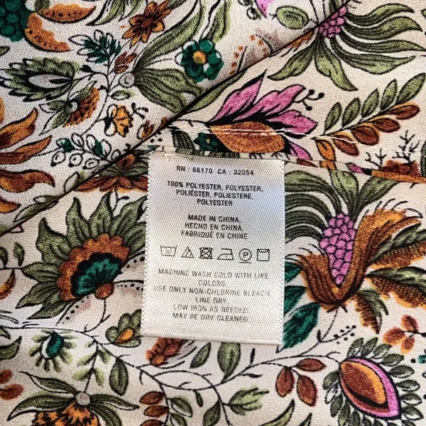 Anthropologie Maeve Sleeveless‎ Smocked Floral High Neck Top Multicolor Size 6 - Image 6
