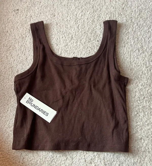 Brown No Boundaries Tank - Image 3