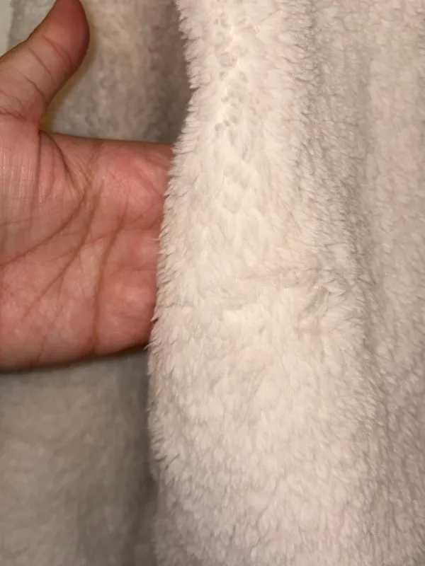 Copper Key Cream Sherpa Fleece Full Zip Jacket Medium - Image 7