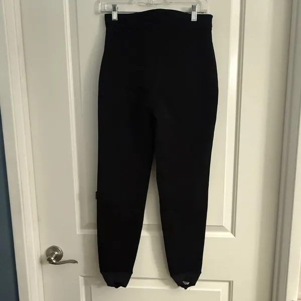 Roffe Jett Womens Black Vintage 80s Ski Snowboard Snow Pants Size 6 Stretch USA - Image 5