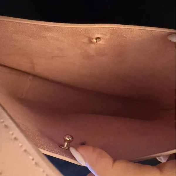 Samara Vegan Leather crossbody bag Pink - Image 3