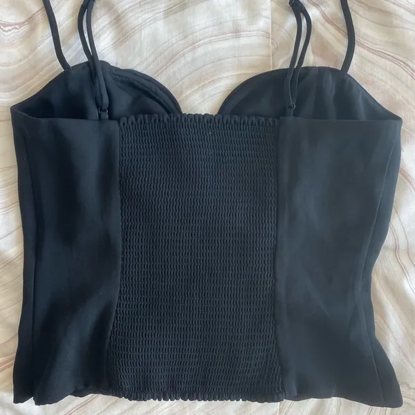 Wilfred Aritzia Novella Black Camisole Top Size S - Image 2