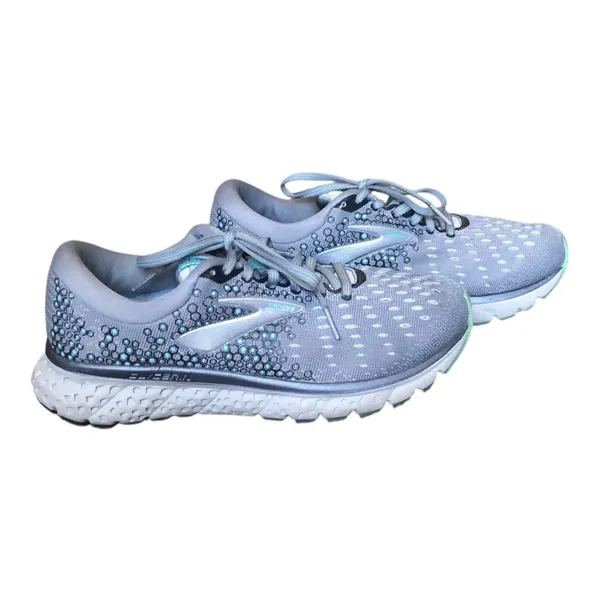 Brooks Glycerin 17 Running Shoes Gray Aqua Women’s Size 8 Sneakers - Image 5