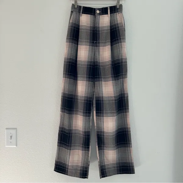 Urban Outfitters Helena Plaid Trouser Pants - Image 5