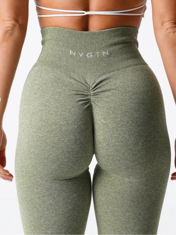 NVGTN Meadow Scrunch Seamless Leggings - Image 3