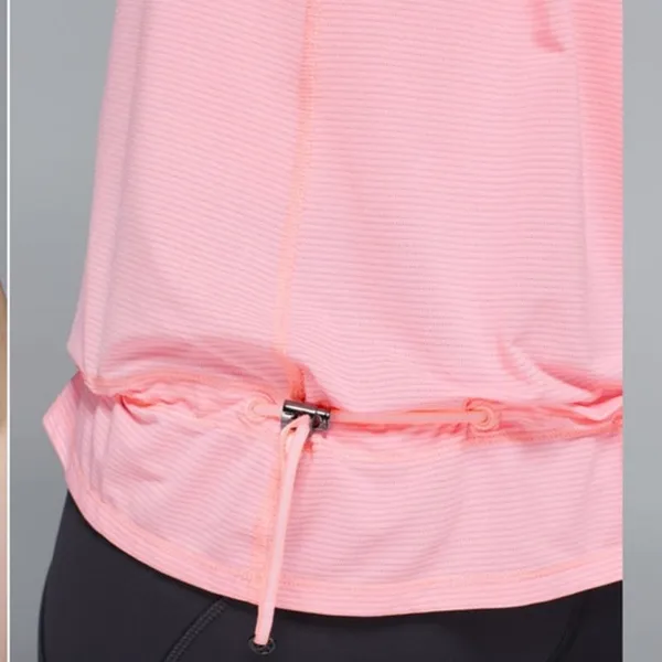 Lululemon Hustle & Bustle Tank Heathered Bleached Coral / Bleached Coral size 8 - Image 3