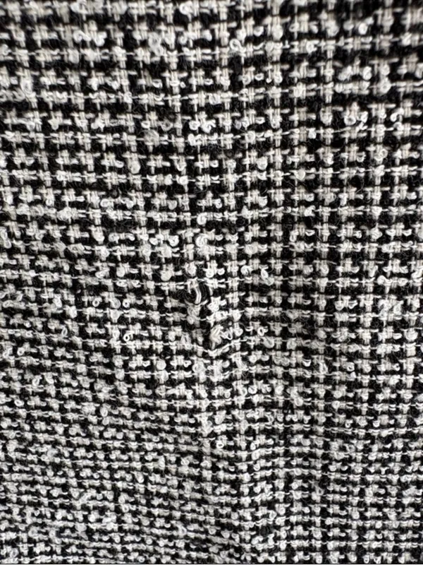 Alice + Olivia Open Front Tweed Cropped Blazer Size M - Image 6