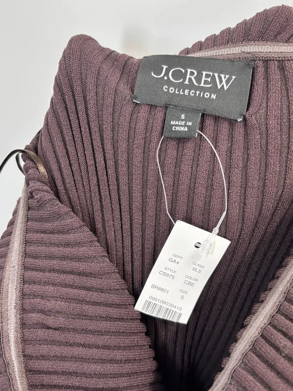J.Crew Collection foldover mixy dress in duchesse satin - Image 6