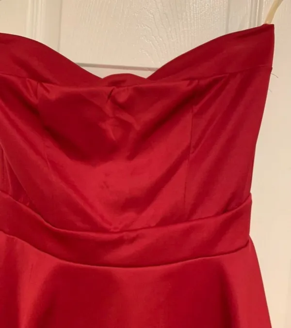 Stunning Cameo USA Strapless Peplum Mini Dress size M - Image 8
