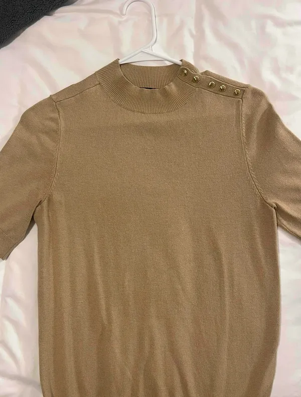 Ann Taylor Sweater Top Short Sleeve - Image 2