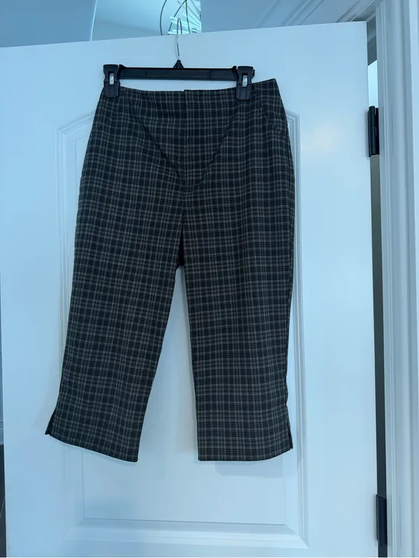 Reformation x Kacey Musgraves Plaid Capri Pant - Image 2