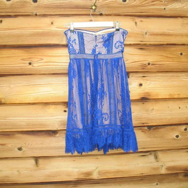 Lulu's Ryse the Label Lace Strapless Mini Dress - Image 8