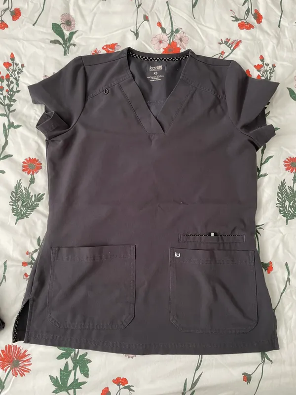Koi Grey Scrubs Size XS - Image 2