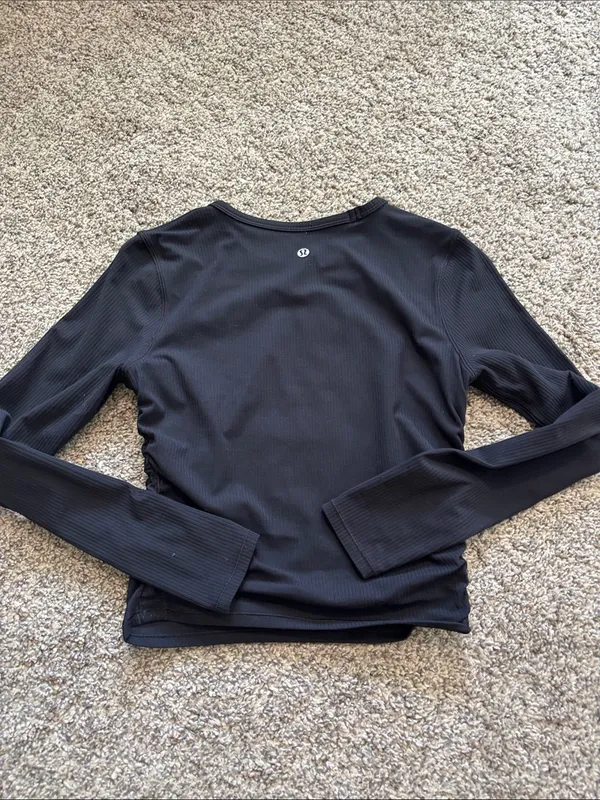 Lululemon All It Takes Long Sleeve Shirt *Ribbed Nulu size XS/S - Image 4