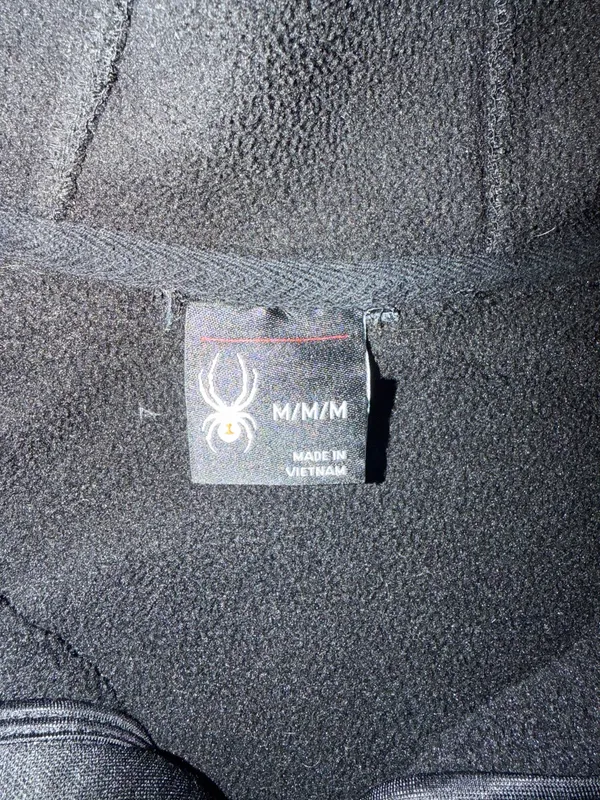 Men’s Spyder Quarter-Zip Pullover Thick Knit Jacket - Image 4
