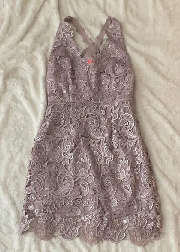 Free People Margot Lace Mini Dress - Image 5