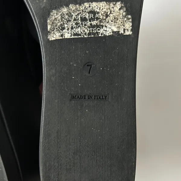 Steve Madden Slinky Platform Sandals Fabric Black 7 Made in Italy Y2K Retro - Image 7