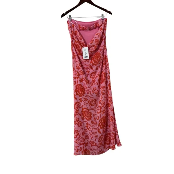 NWT 12TH TRIBE Mon Cherie Floral Strapless Maxi Dress - Image 7