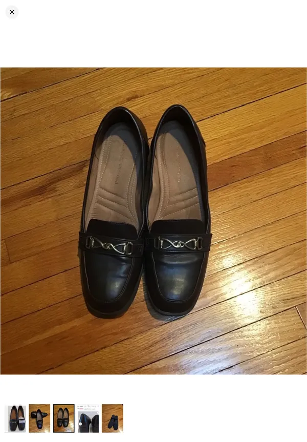 Brown leather loafers - Image 2