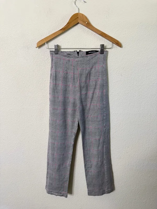 Reformation Marlon Plaid Pants Womens Size‎ 0 - Image 2