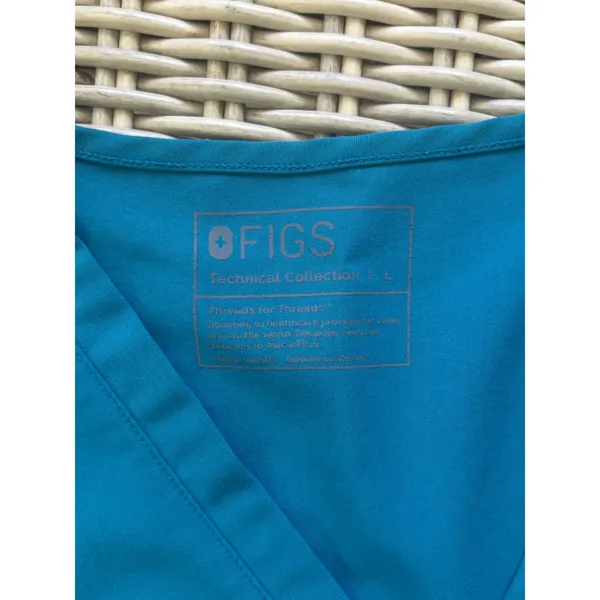 FIGS‎ Casma Three-Pocket Scrub Top Large hospital workwear nurse layered - Image 3