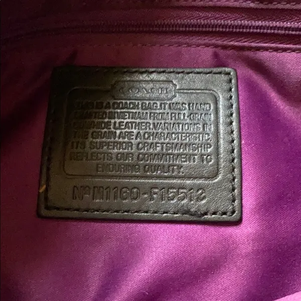 Coach Leather Bag - Image 8