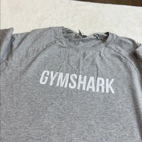 Gymshark Gray Short Sleeve Tee - Image 3