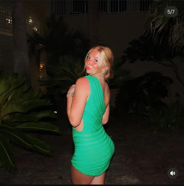 Peppermayo Mini Dress Green - Image 3