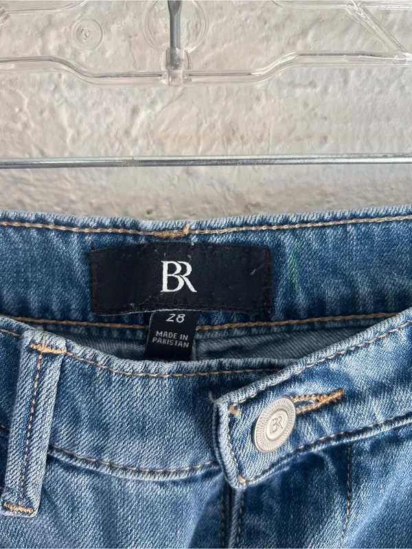 Banana Republic The Puddle Jean High Rise Wide Leg Jeans 28 - Image 5