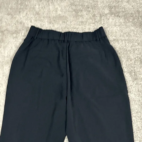 Halara Flex High Waist Tapered Black Work Pants Women Medium Pockets Stretch New - Image 9