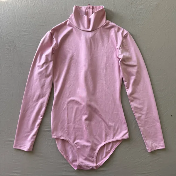 Supernowa High Neck Long Sleeve Bodysuit Leotard - Image 5
