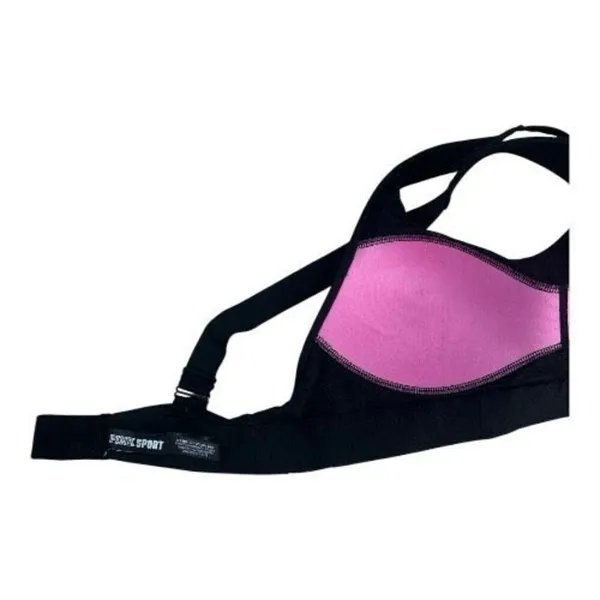 Victoria's Secret Pink Sport Bra M Ultimate Lightly Lined Black Back Closure - Image 6
