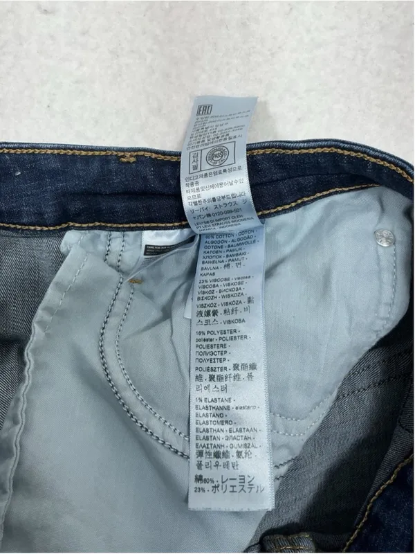 Womans Excellent Levi Strauss 721 Skinny Blue Jeans Waist 33 - Image 6