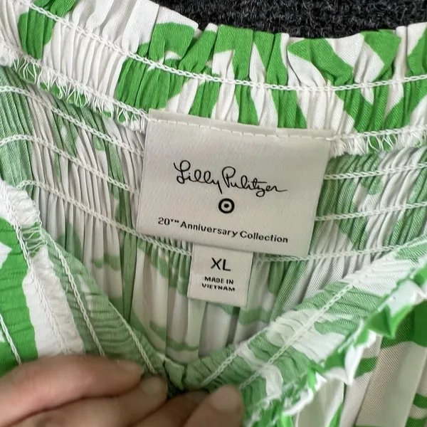 Lilly Pulitzer for Target Jumpsuit 20th Anniversary Collection Green Palm XL NWT - Image 3