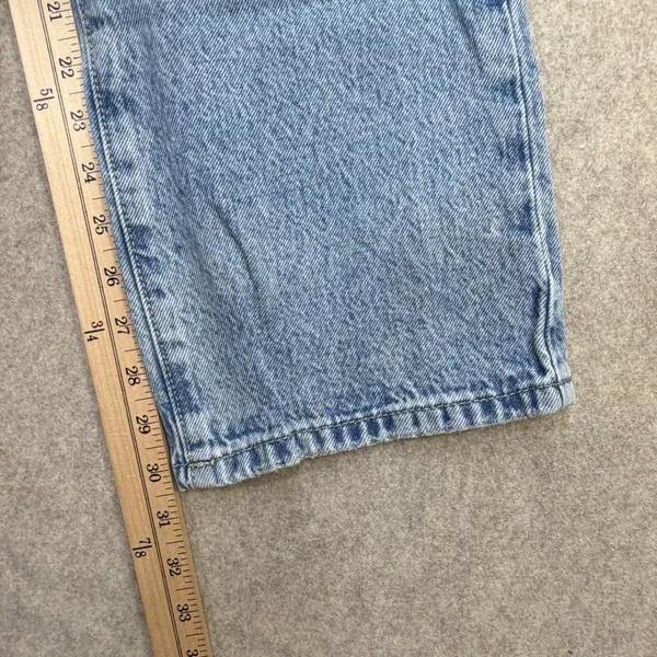 Garage Jeans Women 1 Straight Leg Blue Y2K Grunge 90s Off Duty Skater Distressed - Image 10