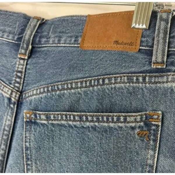 Madewell Superwide-Leg Jeans in Fannin Wash in fannin wash sz. 25 - Image 9
