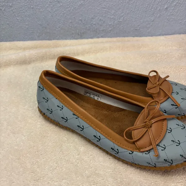 Womens Western Chief Skimmetmr Boat Shoes SZ 7 Anochors Away Flats - Image 11