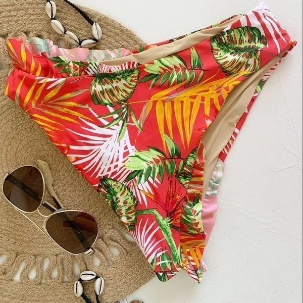 NEW DOLCE VITA BIKINI swim BOTTOM red orange NWT - Image 4