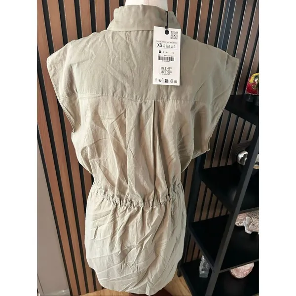 Zara green oversized top or dress size XS - Image 3