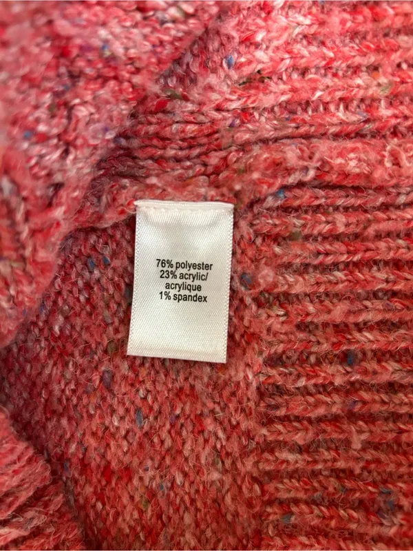 Maurices Red Cable Knit Women's Sweater Size Medium - Image 5
