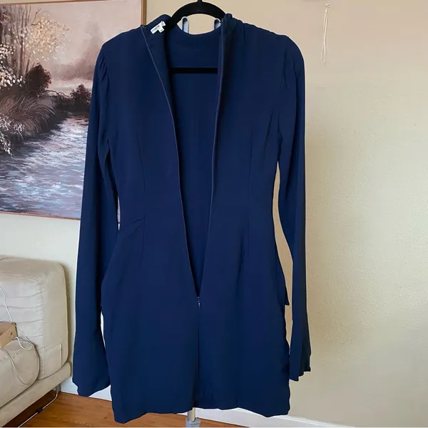 House of‎ CB 'Mahalia' Navy Long Sleeve Mini Dress NWOT Size XL - Image 8