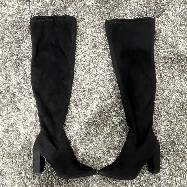 JUSTFAB Mariam Heeled Over-The-Knee Boot in Black, Size 8.5​​​​​​ - Image 2