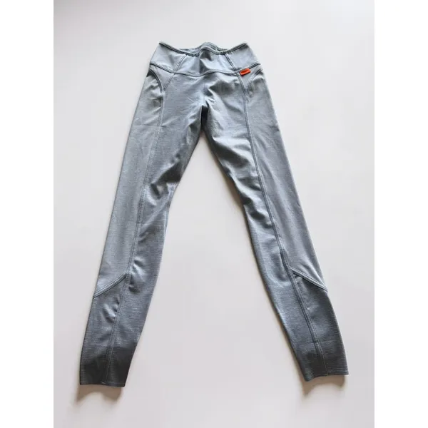Nike‎ Dri-FIT Womens High Waisted Textured Gray Leggings Athletic Tights Small - Image 2