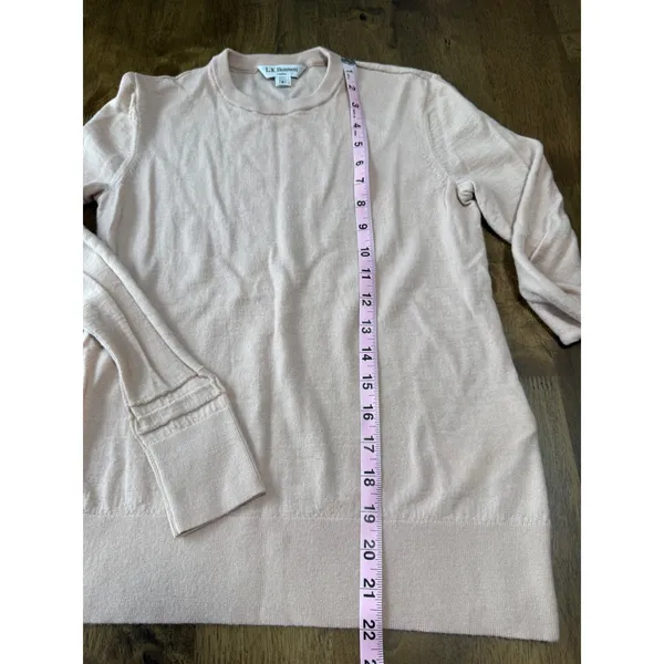 EUC Womens L.K Bennett 100% wool sweater baileys sugar size S‎ - Image 4