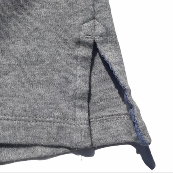 Nautica Chambray Boat Neck Gray Cuff Sleeve Top‎ - Image 9