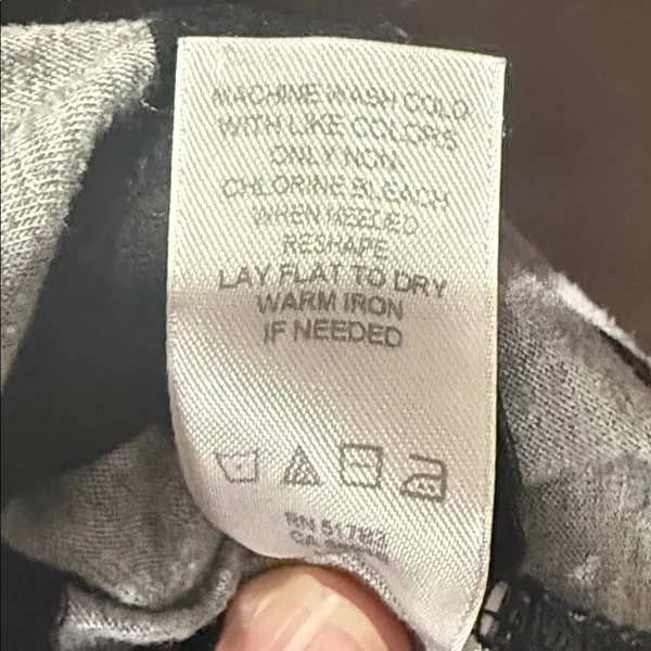 Maurices Black and Gray Striped Short Sleeve Top - Image 7