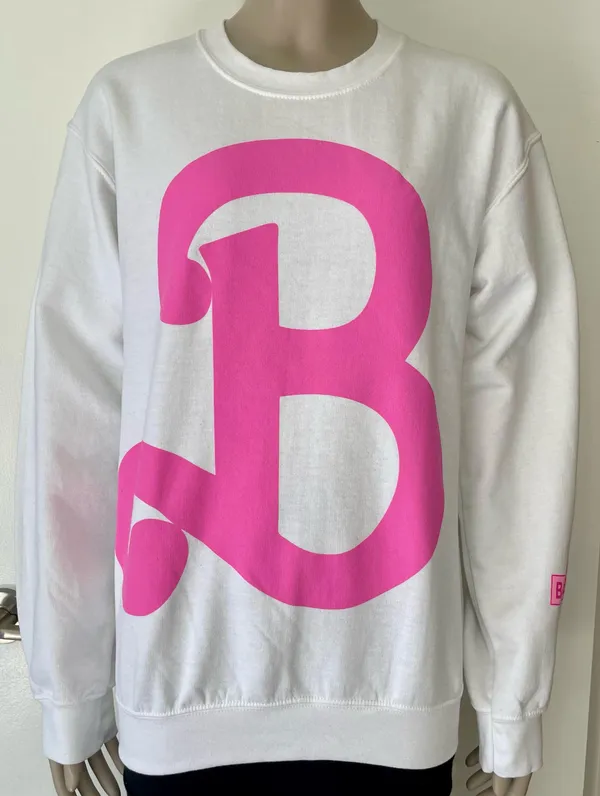Barbie Mattel Logo Pullover Sweatshirt NWT! - Image 4