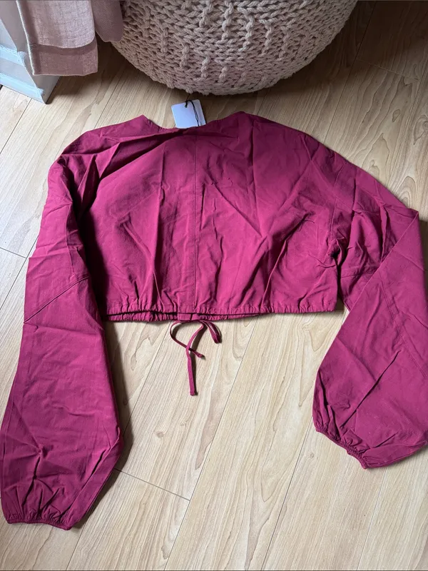 ALO Yoga Cotton Cropped Real Deal Long Sleeve - Image 6