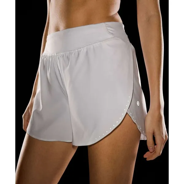 Lululemon Fast and Free Reflective High-Rise Classic-Fit Short 3" *White - Image 6