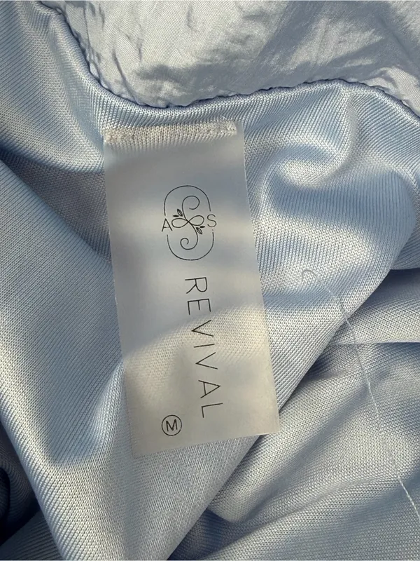AS Revival Altar’d State Athletic Casual Shorts High Rise Women Sz M Light Blue - Image 3
